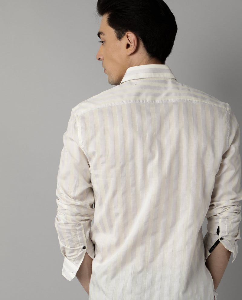 Buy Sirius- Stripe Slim Fit Mens Shirt ...